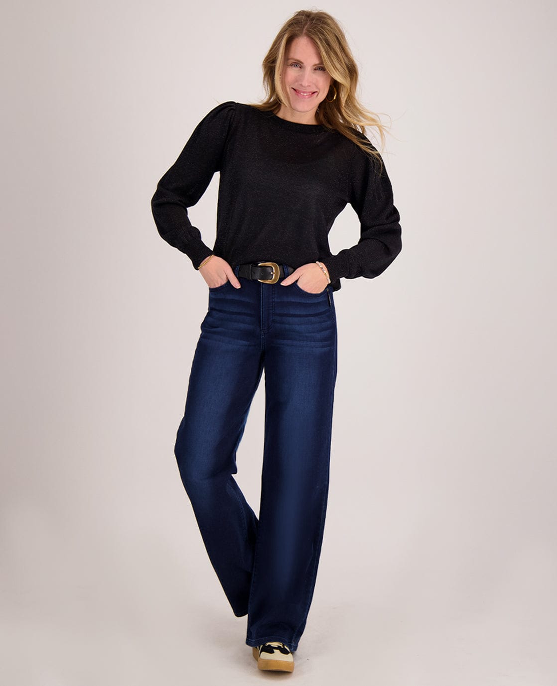 Je m'appelle Broeken Midnight Denim / XS / Short Pant Romee Jogg Denim | Midnight Denim