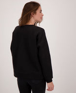 Je m'appelle Tops Sweater | Zwart