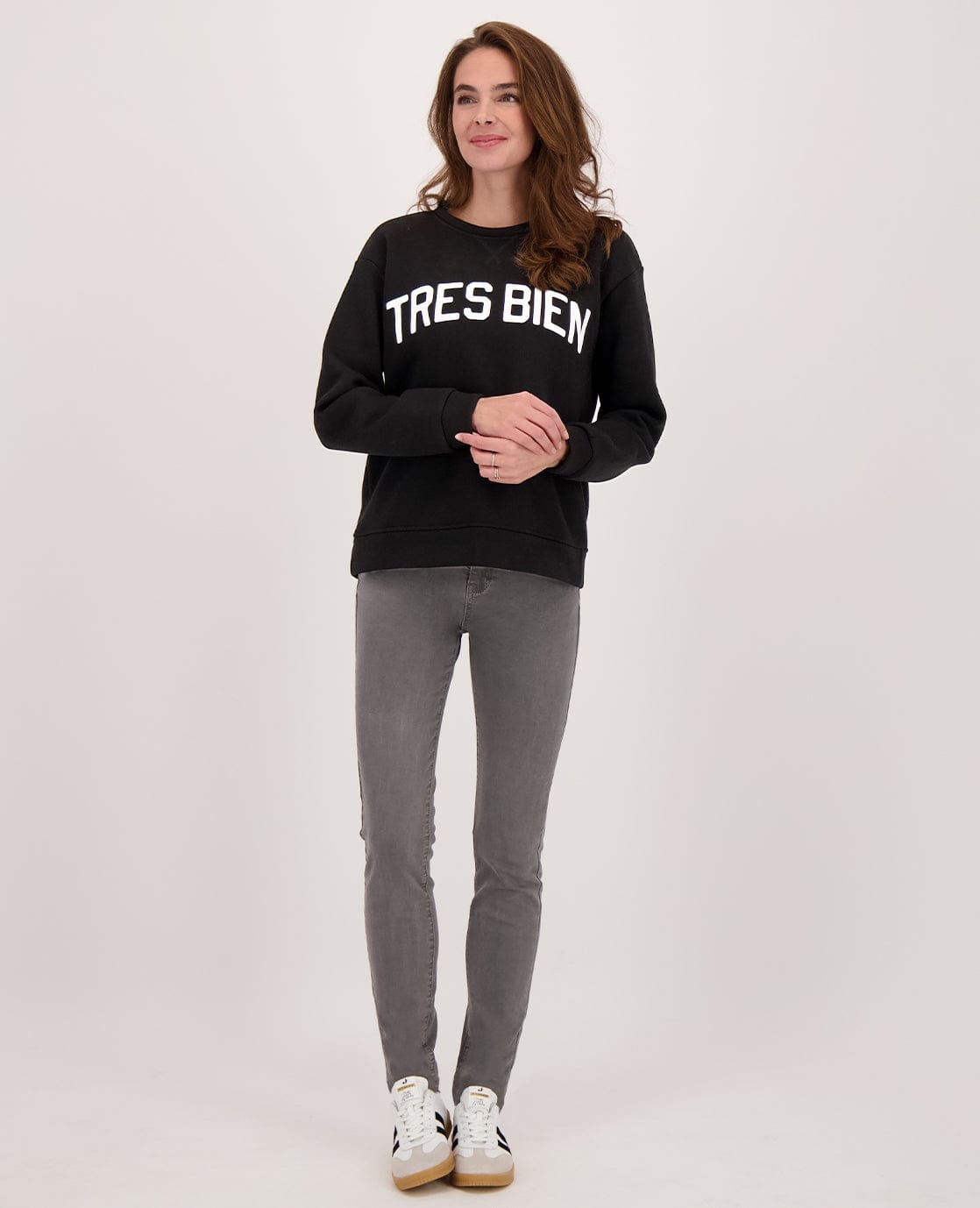 Je m'appelle Tops Sweater | Zwart