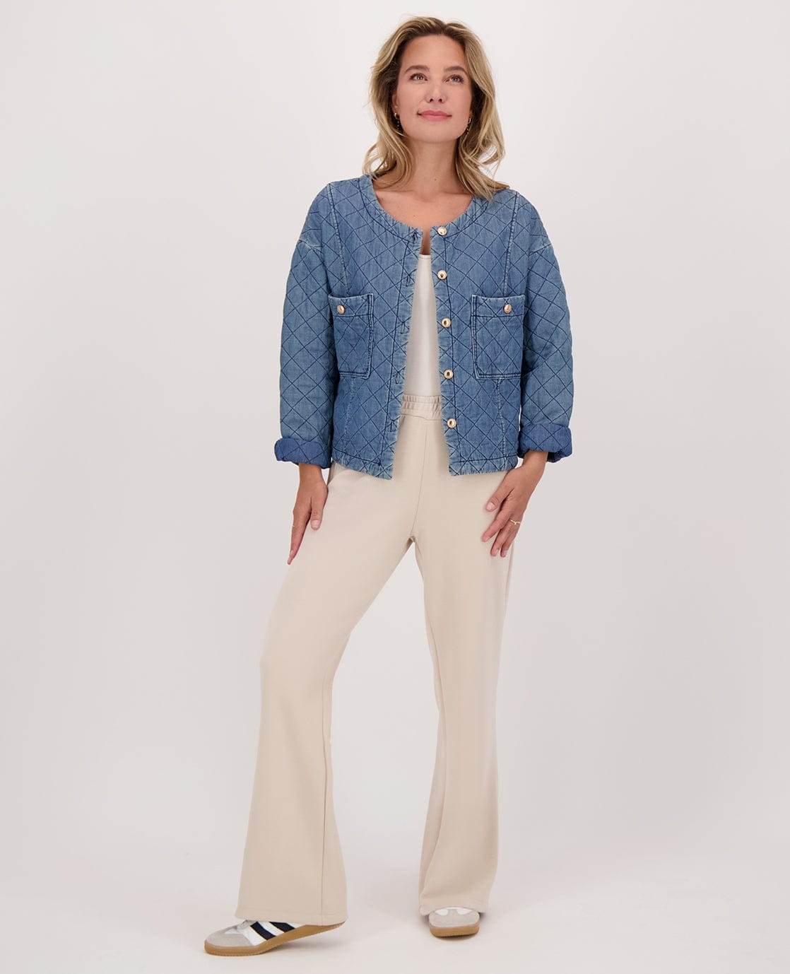 Je m'appelle Jassen Jacket Quilted | Denim