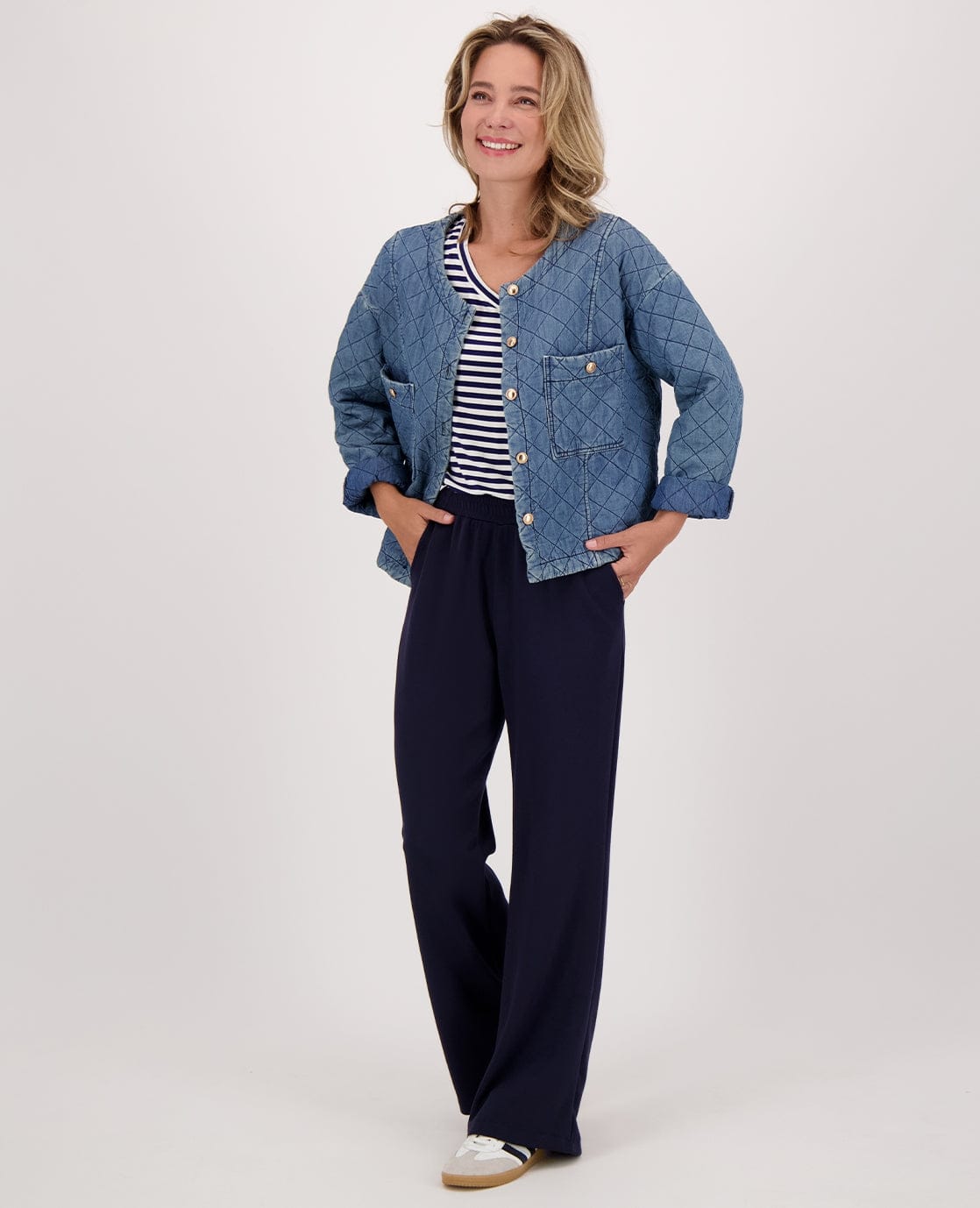 Je m'appelle Jassen Jacket Quilted | Denim