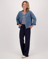 Je m'appelle Jassen Jacket Quilted | Denim