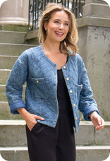 Je m'appelle Jassen Jacket Quilted | Denim