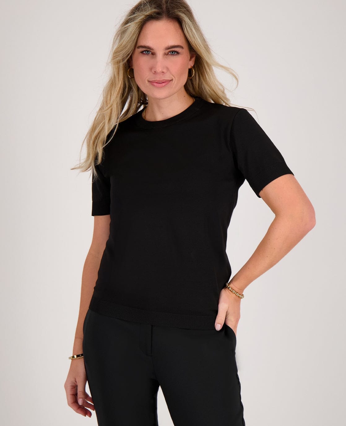 Je m'appelle Tops Zwart / XS Top Esmay | Zwart