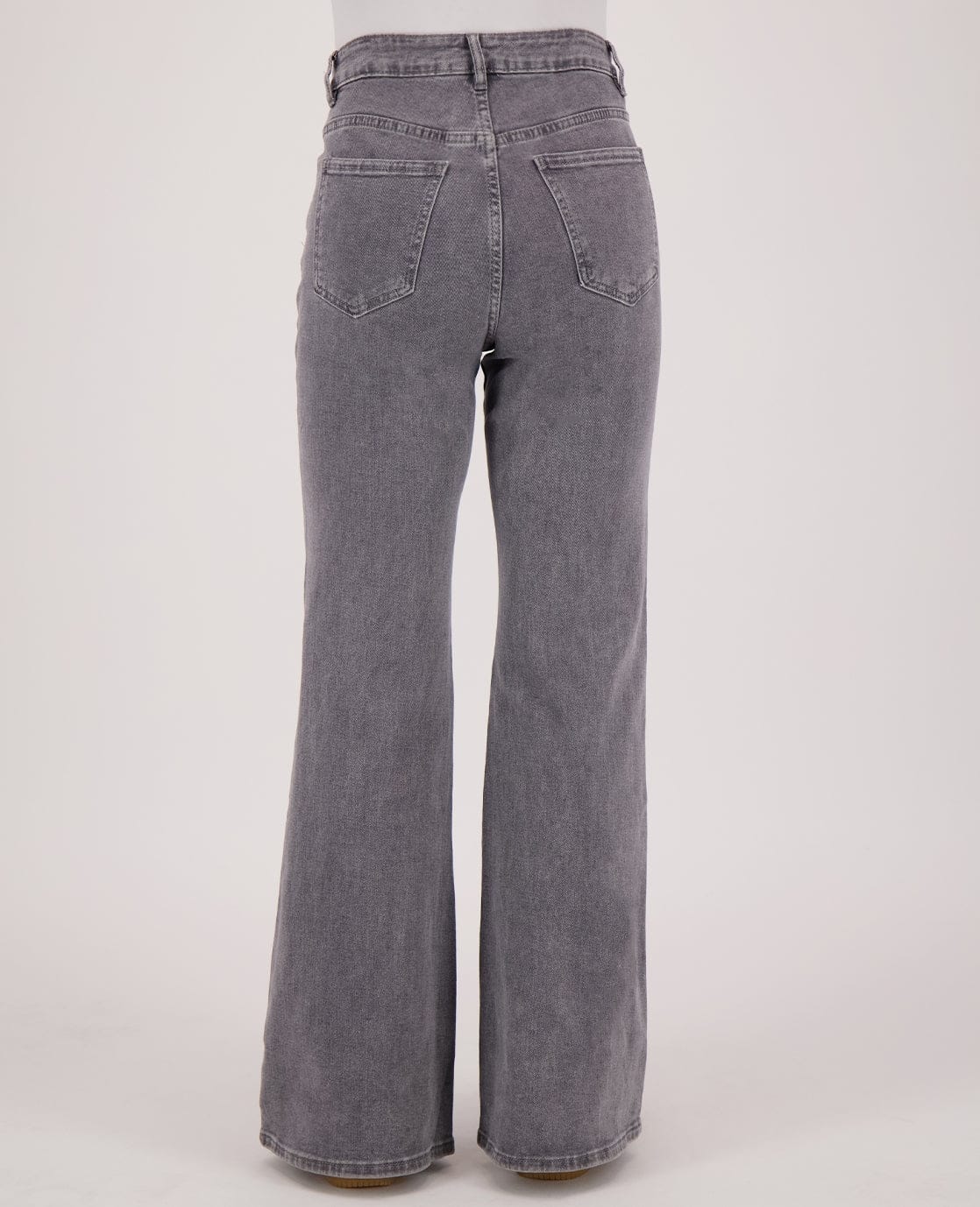 Je m'appelle Broeken Pant Flare Stretch Denim | Grey