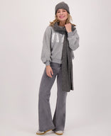 Je m'appelle Broeken Pant Flare Stretch Denim | Grey