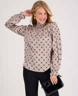 Je m'appelle Tops Top Colle | Dark Greige/Black