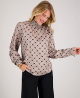 Je m'appelle Tops Top Colle | Dark Greige/Black