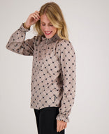 Je m'appelle Tops Top Colle | Dark Greige/Black