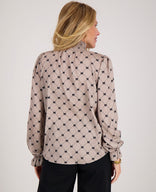 Je m'appelle Tops Top Colle | Dark Greige/Black