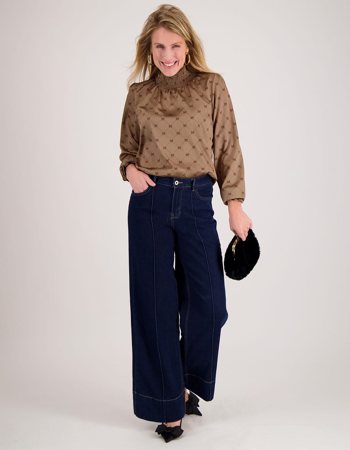 Je m'appelle Broeken Pant Lise Stretch Denim | Indigo