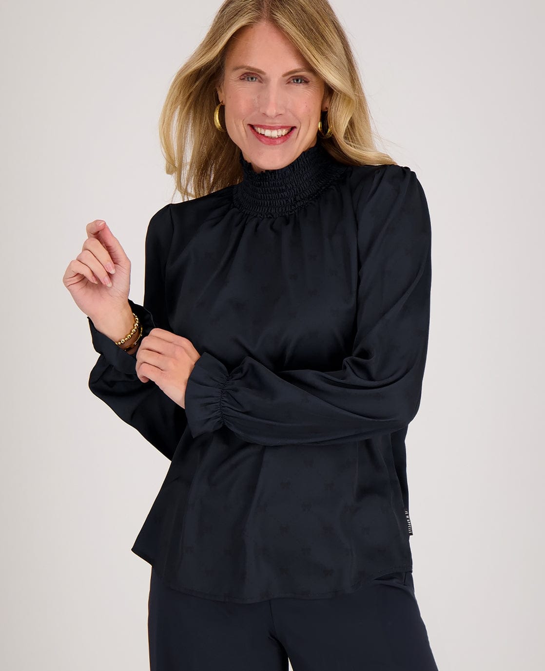 Je m'appelle Tops Top Colle | Donkerblauw / Zwart