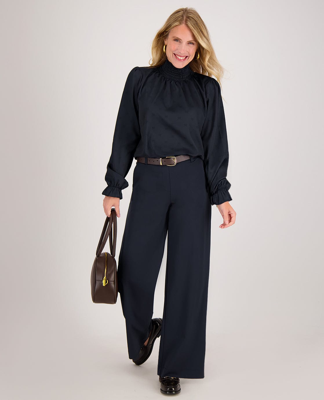 Je m'appelle Tops Top Colle | Donkerblauw / Zwart