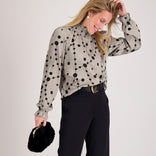 Je m'appelle Tops Top Colle | Champagne / Zwart