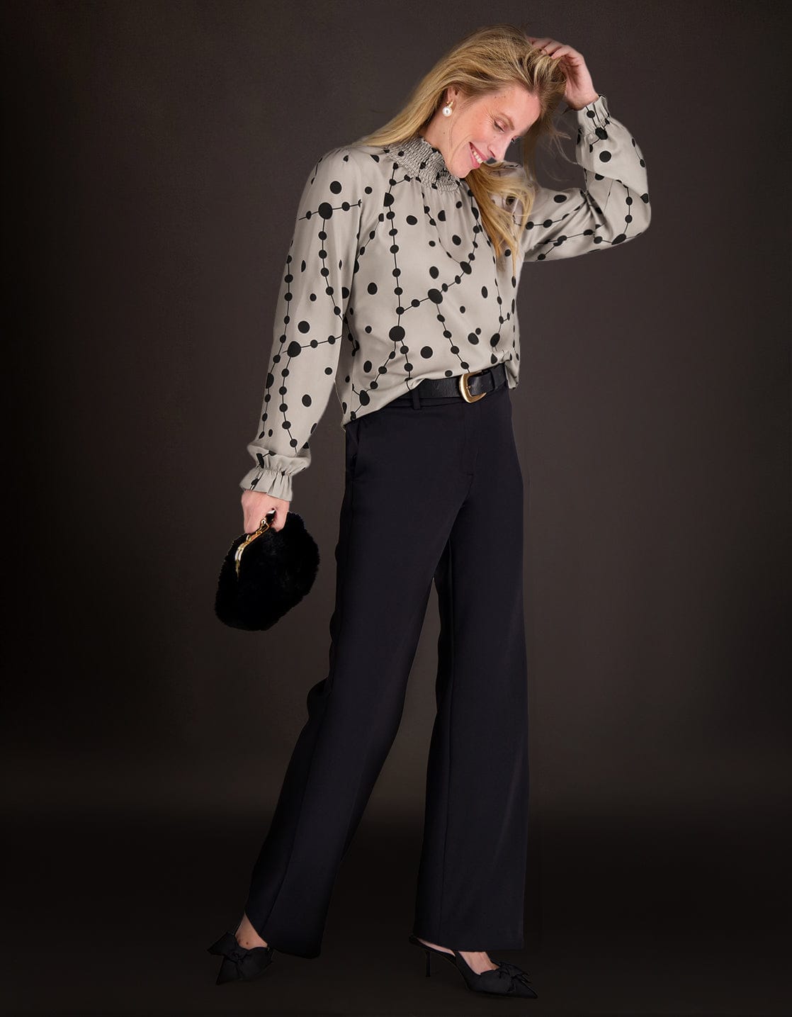 Je m'appelle Broeken Pant Lauren Premium Travel | Zwart