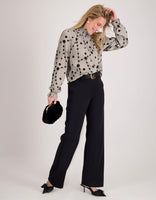 Je m'appelle Tops Top Colle | Champagne / Zwart