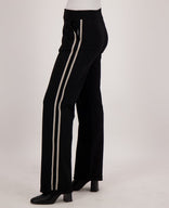 Je m'appelle Broeken Pant Straight | Black/Ecru