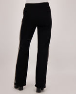 Je m'appelle Broeken Pant Straight | Black/Ecru