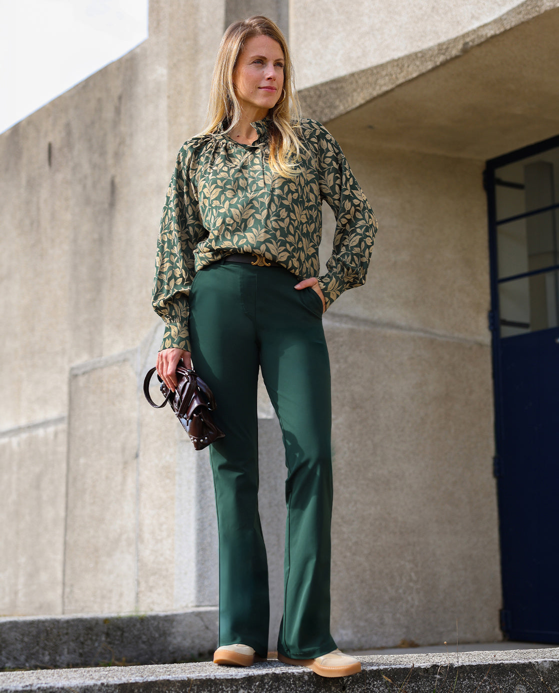 Pant Isa Travel ++++ | Dark Bottle Green