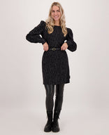 Je m'appelle Jurken Robe Gigi Travel | Black/Dark Greige