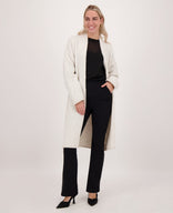Je m'appelle Vesten Cardigan Knitted | Greige Melange