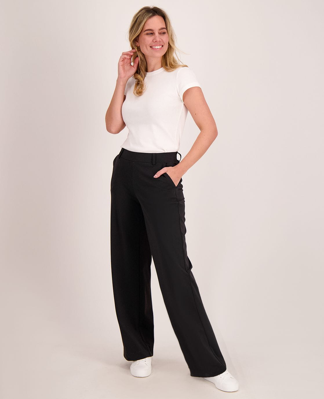 Je m'appelle Broeken Pant Lizzy Travel ++ | Zwart