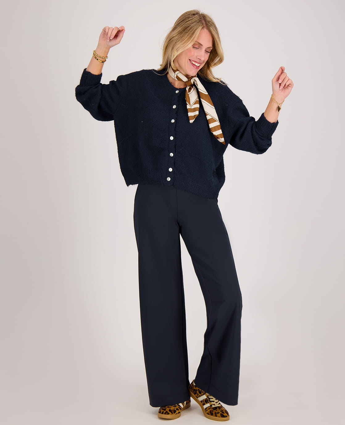 Je m'appelle Broeken Pant Lizzy Travel ++++ | Donkerblauw