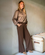 Je m'appelle Broeken Cognac / XS / Short Pant Lizzy Travel ++++ | Cognac