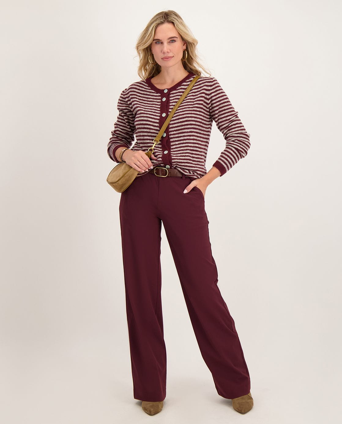 Je m'appelle Vesten Veste Lara | Burgundy / Sand