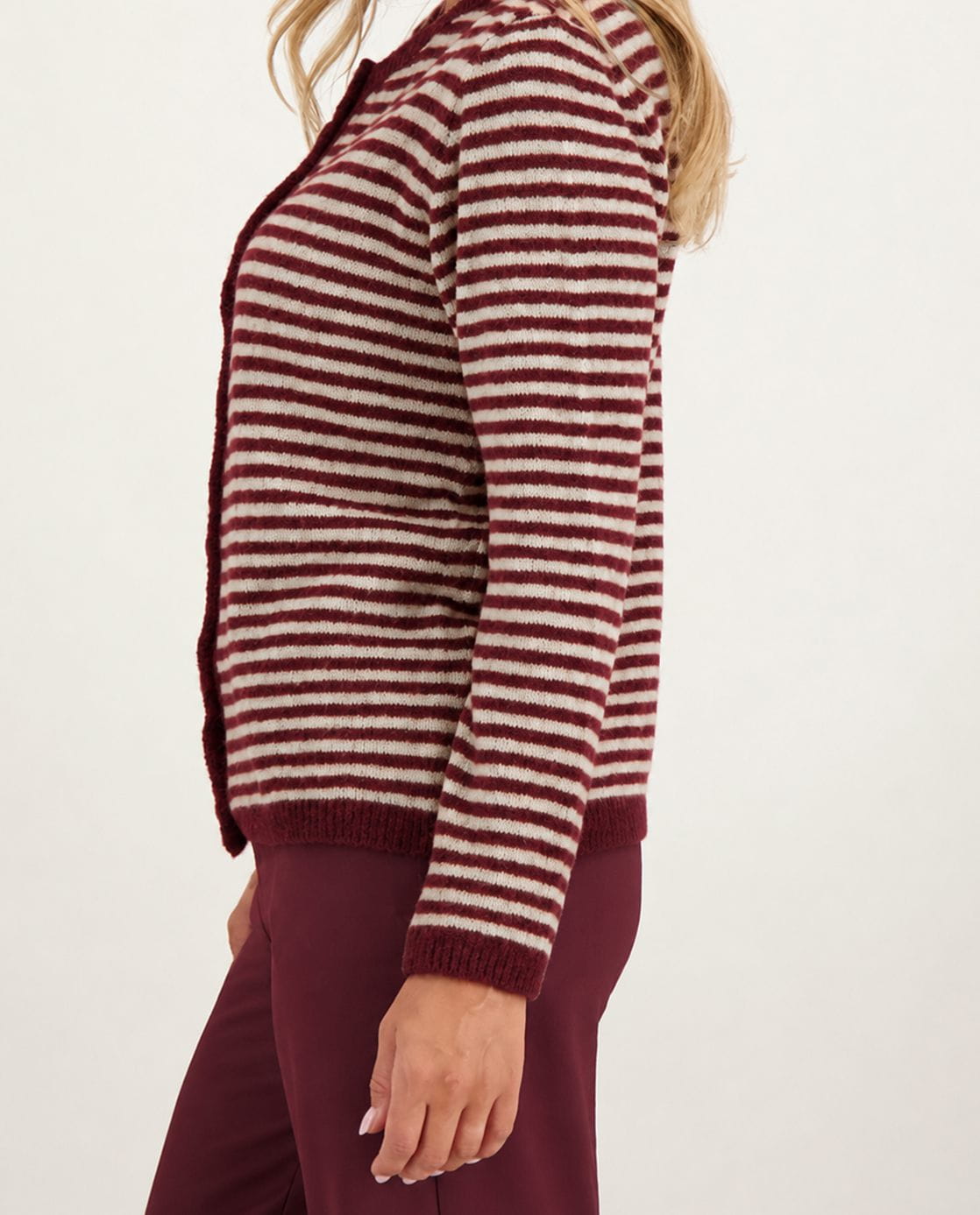Je m'appelle Vesten Veste Lara | Burgundy / Sand