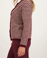 Je m'appelle Vesten Veste Lara | Burgundy / Sand