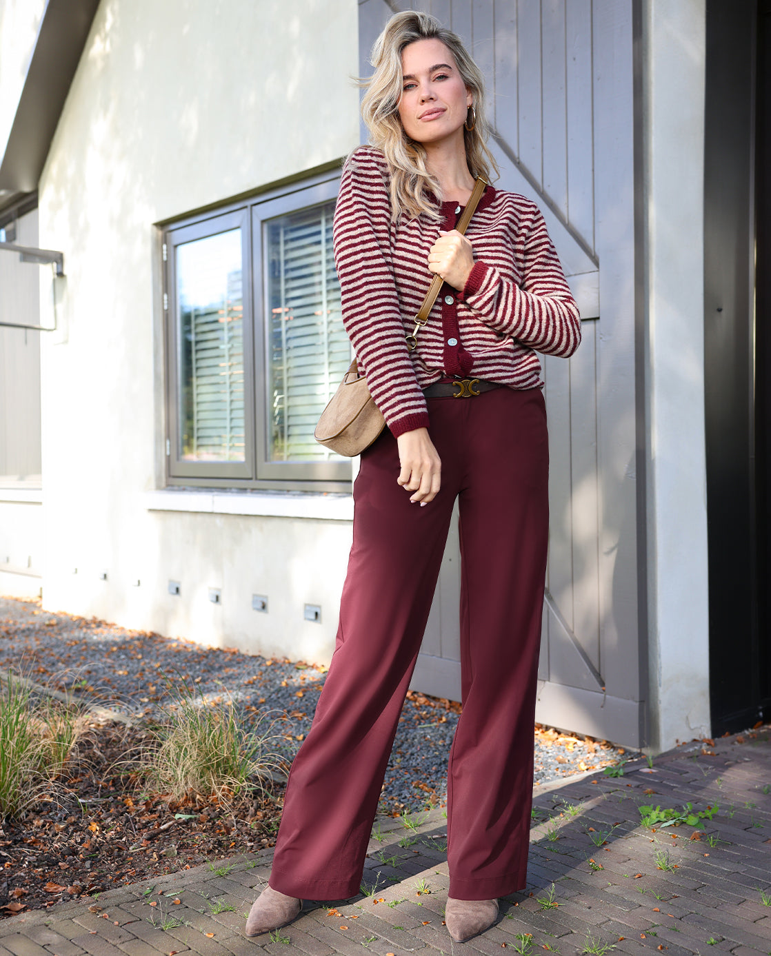 Pant Lizzy Travel ++++ | Deep Burgundy