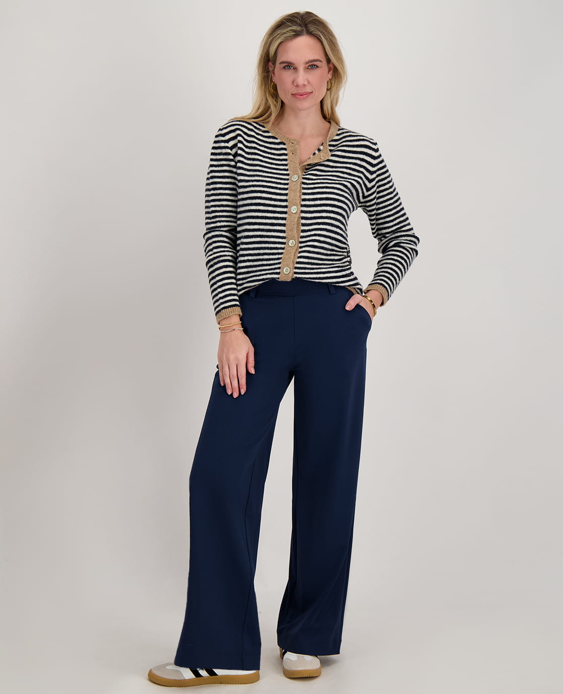 Je m'appelle Broeken Pant Lizzy Travel ++++ | Indigo Blue