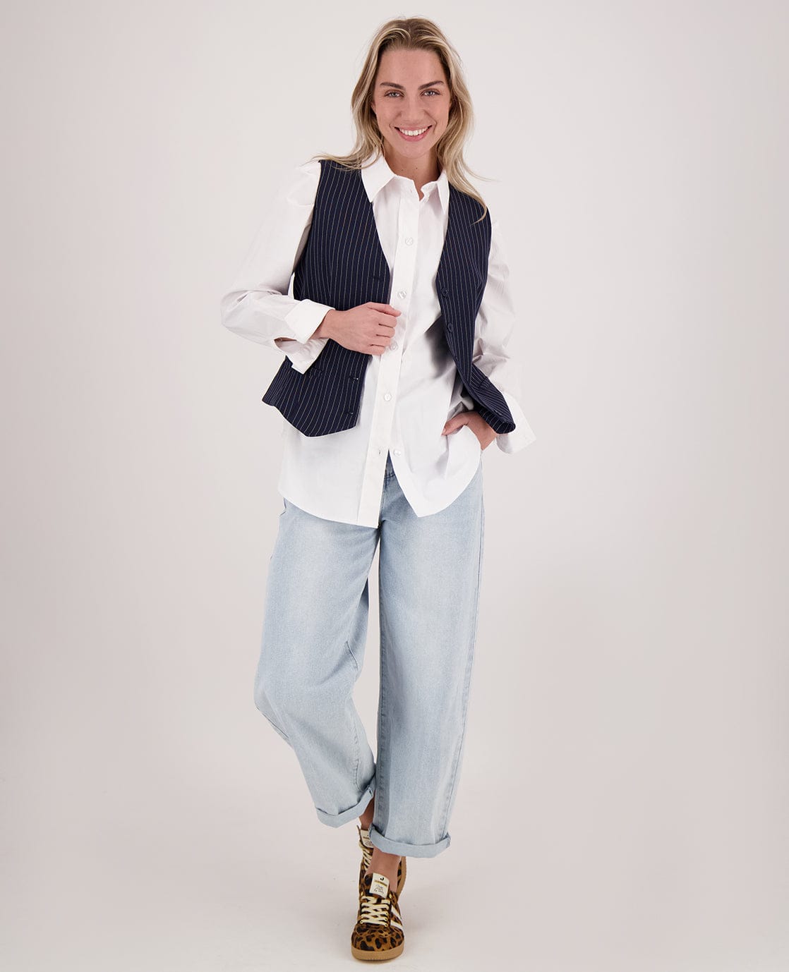 Je m'appelle Broeken Pant Denim Stretch | Light Blue Denim