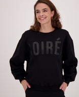 Je m'appelle Tops Sweater Soiree | Zwart