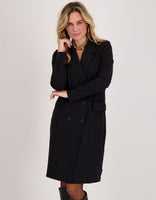 Je m'appelle Jurken Zwart / XS Blazerdress Travel | Zwart