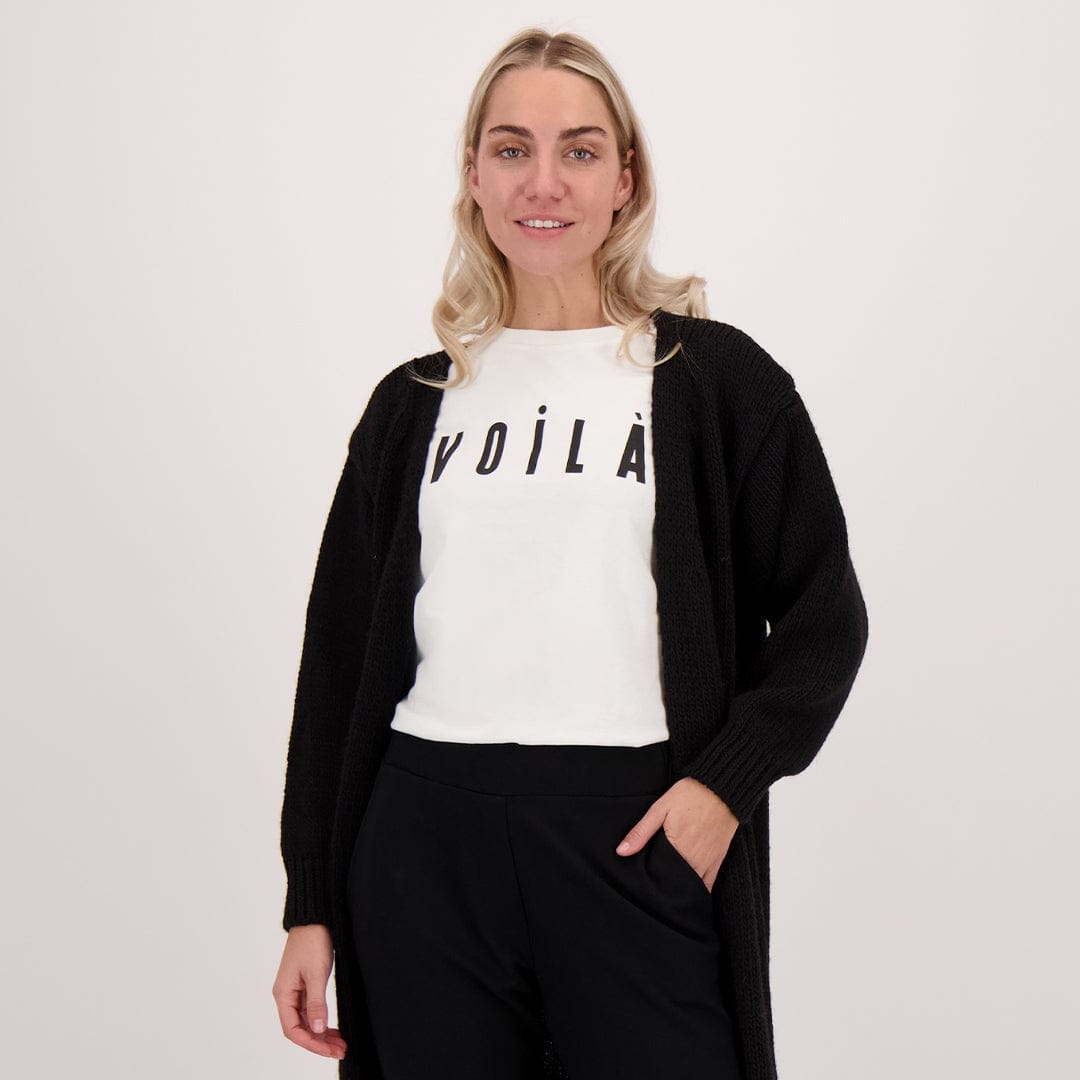 Je m'appelle Tops Porselein wit / XS Tee Top Organic | Porselein wit