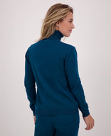 Je m'appelle Tops Pull Colle | Blue Opal