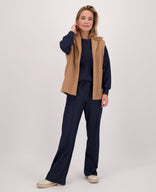 Je m'appelle Tops Cognac / S/M/L/XL Gilet Teddy | Cognac