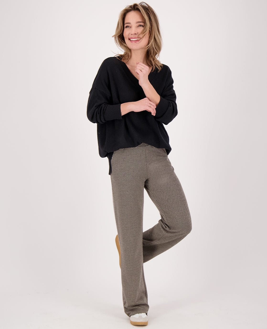 Je m'appelle Broeken Pant Ivy | Dark Greige/Black