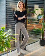 Je m'appelle Broeken Dark Greige/Black / XS / Short Pant Ivy | Dark Greige/Black