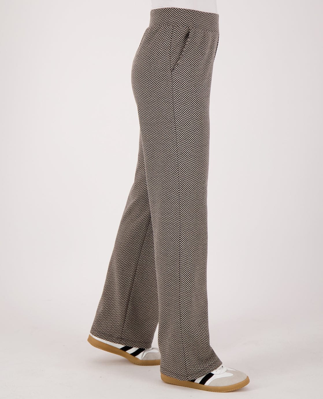 Je m'appelle Broeken Pant Ivy | Dark Greige/Black