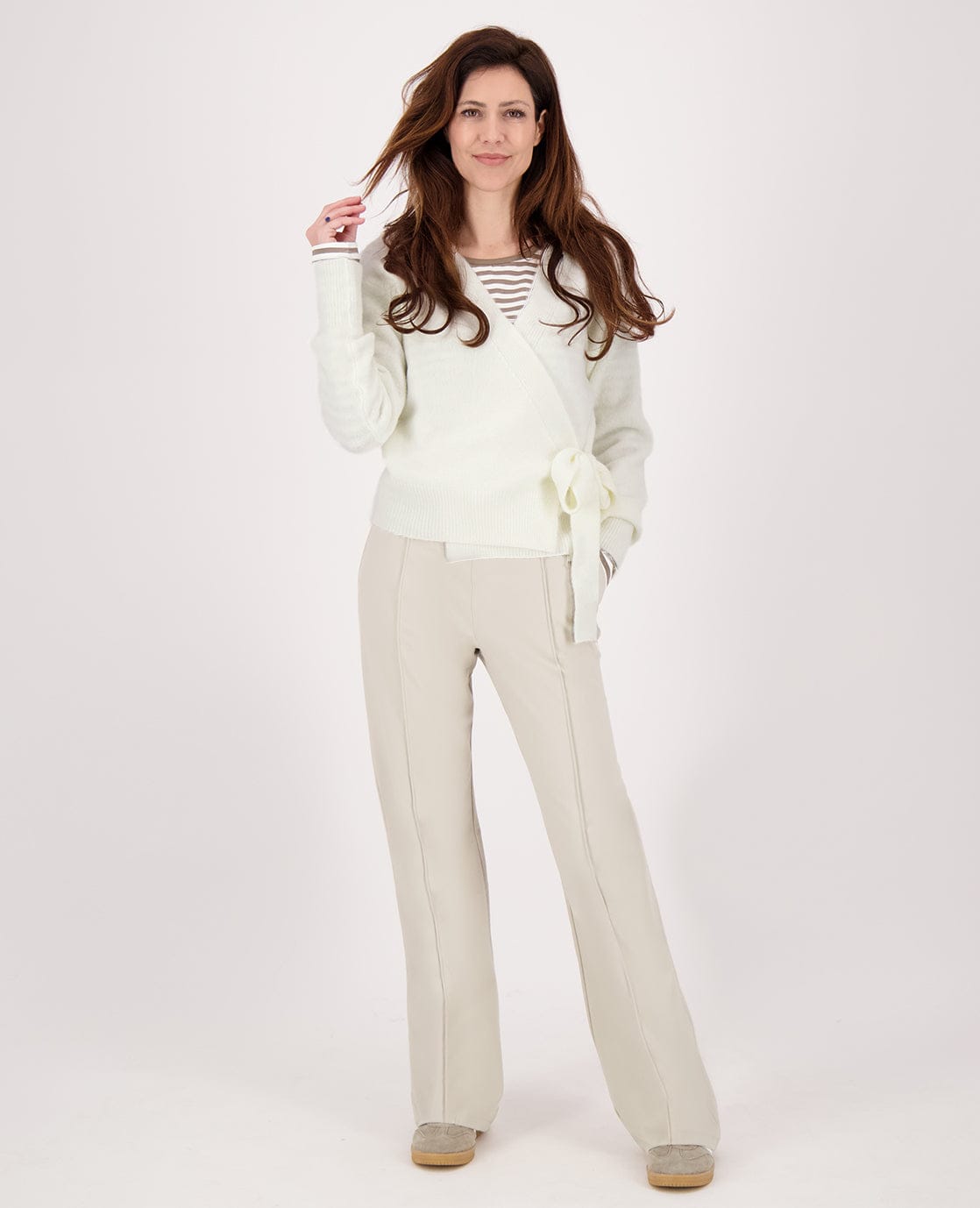 Je m'appelle Broeken Pant Esma | Beige Melange