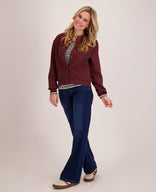 Je m'appelle Tops Tee Stripes | Zwart/Porselein wit