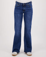 Je m'appelle Broeken Pant Flare Superstretch Denim | Medium Blue