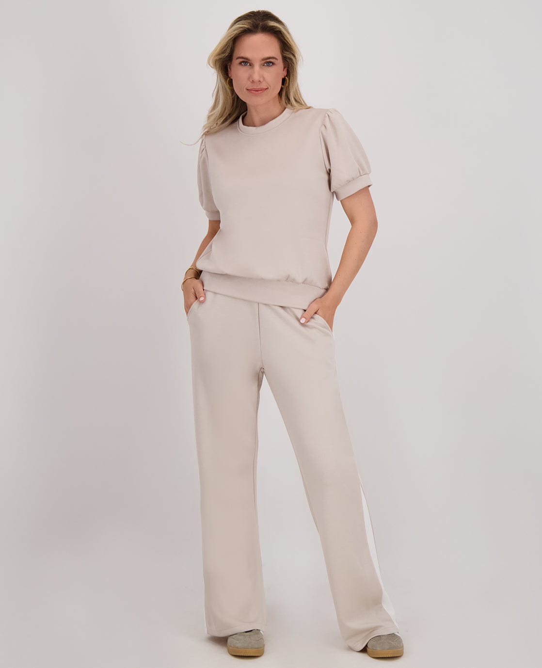 Je m'appelle Broeken Sand Beige/Off White / XS / Short Pant Fenna | Sand Beige/Off White