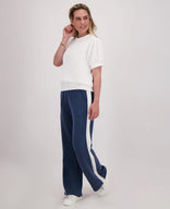 Je m'appelle Broeken Pant Dani | Stone Blue/Off White