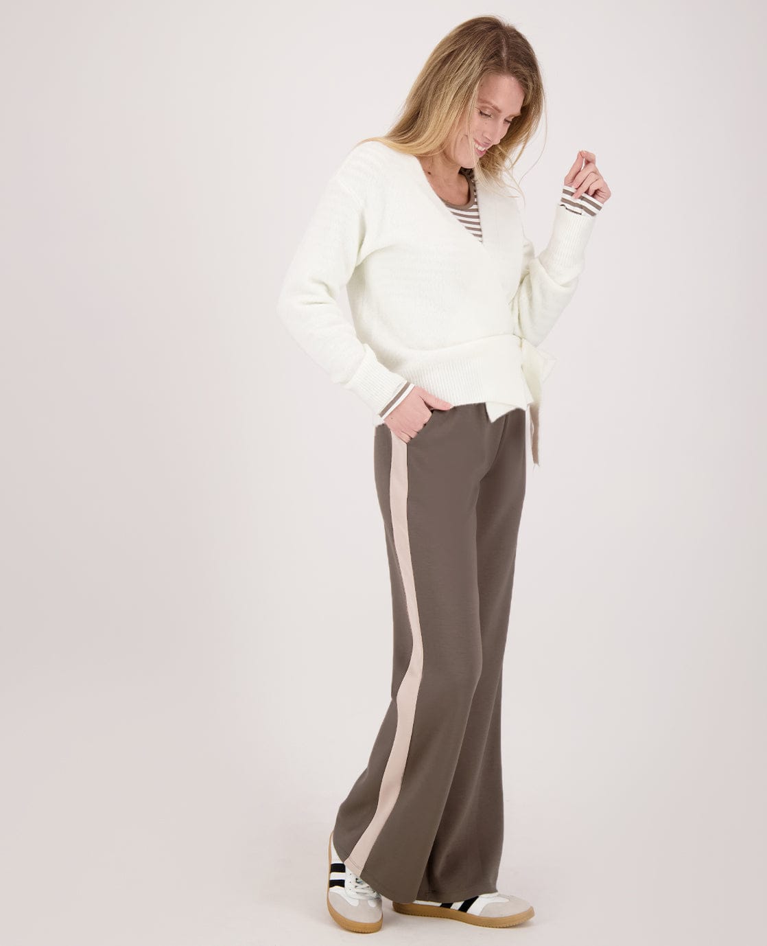 Je m'appelle Broeken Pant Fenna | Taupe / Beige