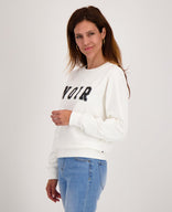 Je m'appelle Tops Sweater Livia | Porselein wit