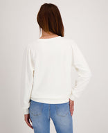 Je m'appelle Tops Sweater Livia | Porselein wit